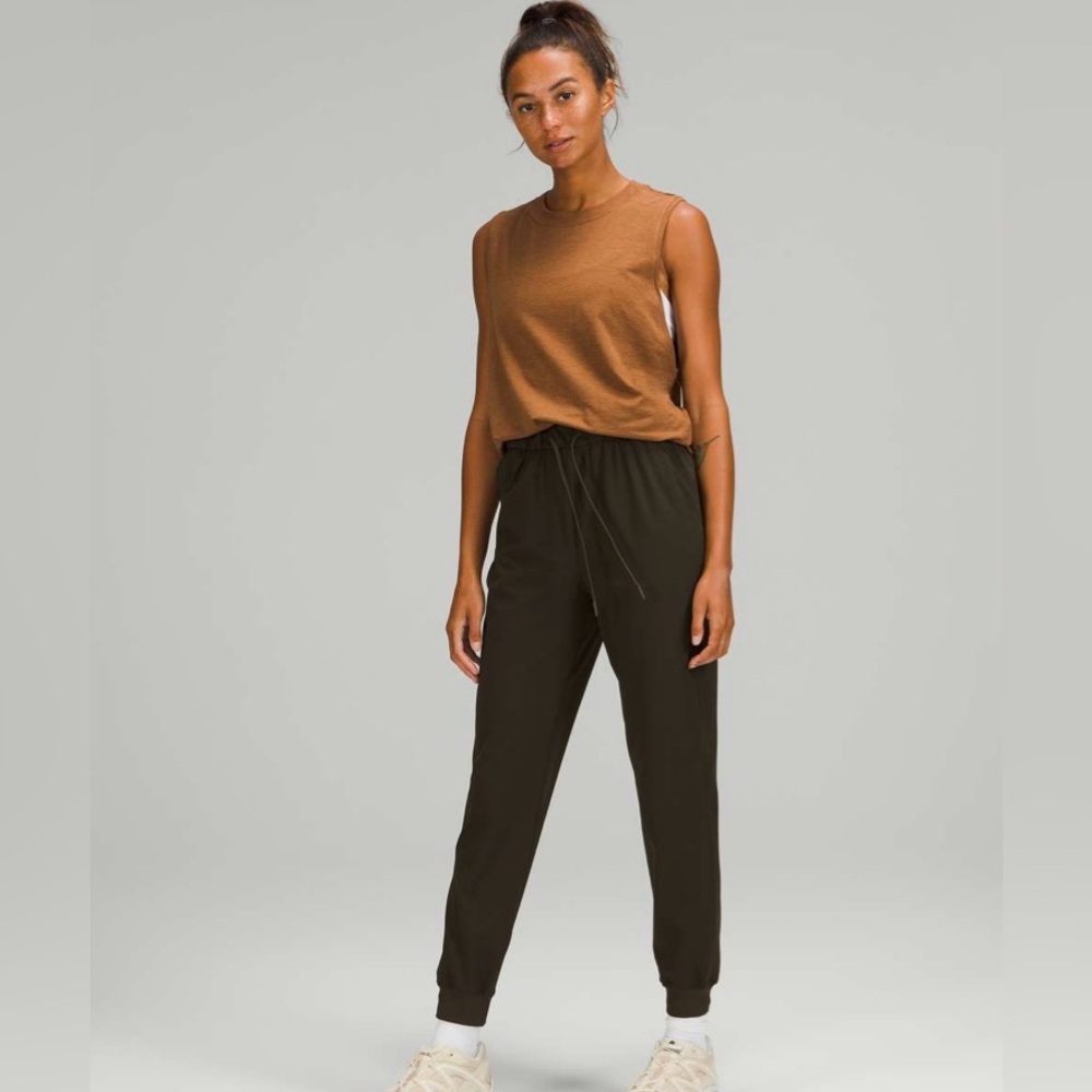 Lululemon Stretch High Rise Jogger (Dark Olive)